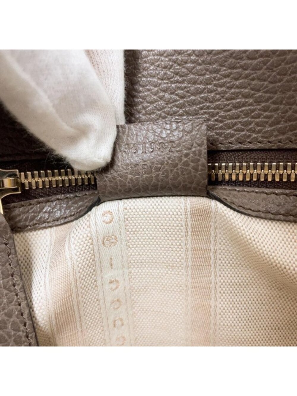 Gucci Shoulder Bag 2-Way Gray - Picture 12 of 12